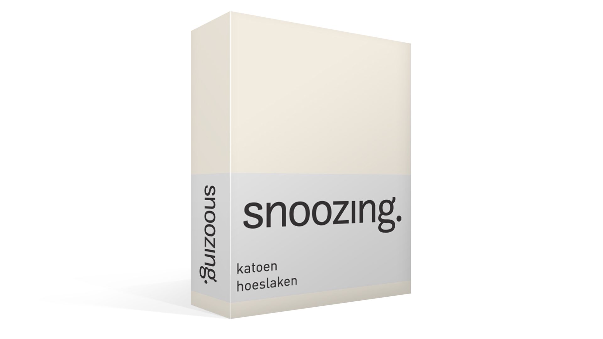 Snoozing katoen hoeslaken - ivoor