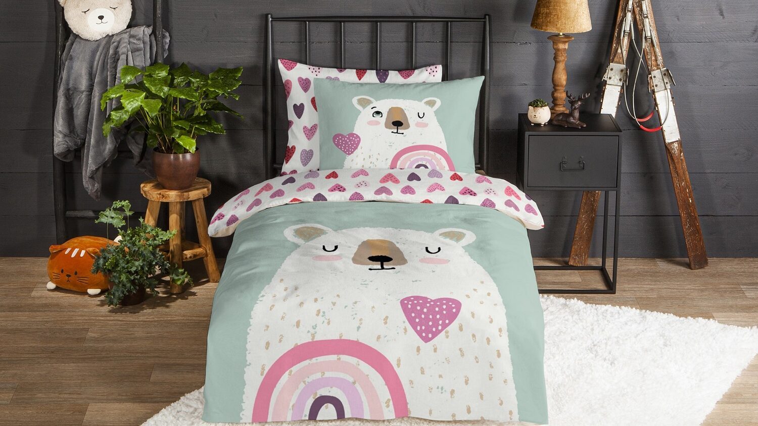 Kinderdekbedovertrek ijsbeer