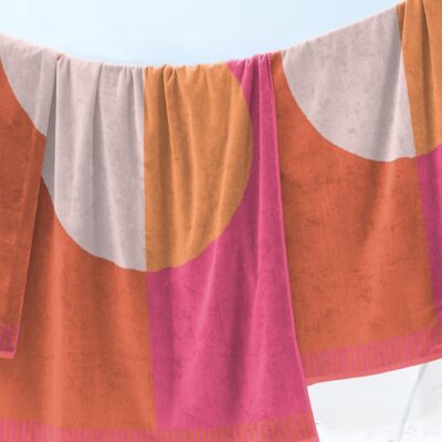 Seahorse strandlakens voor een hippe colorblock look