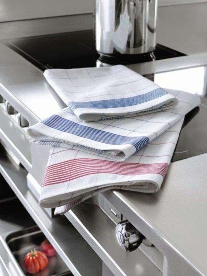 De Witte Lietaer Mixte theedoek white-oxyde