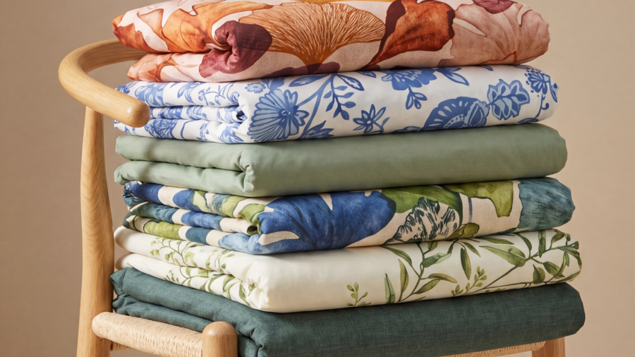 Ieder seizoen een passende kleur op bed