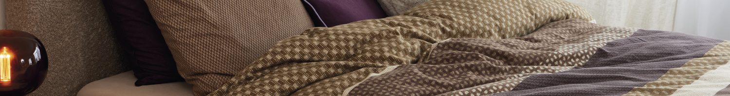 Bruine dekbedovertrekken