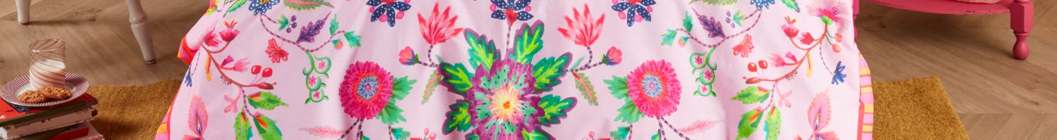 Kinderdekbedovertrek met bloemen