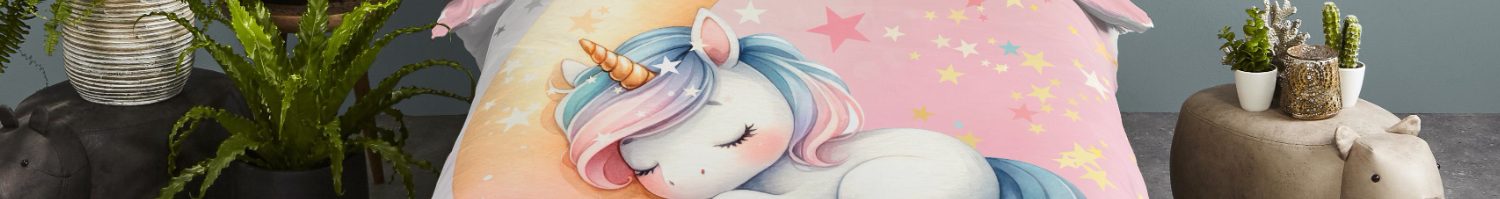 Dekbedovertrek unicorn
