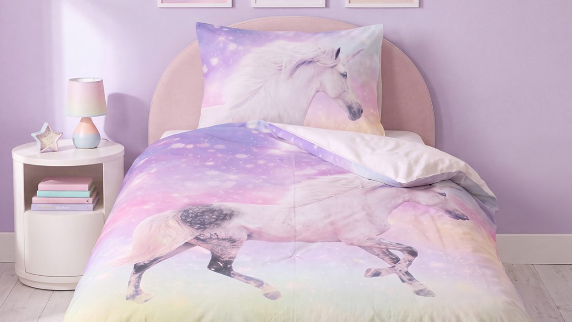 Dekbedovertrek unicorn