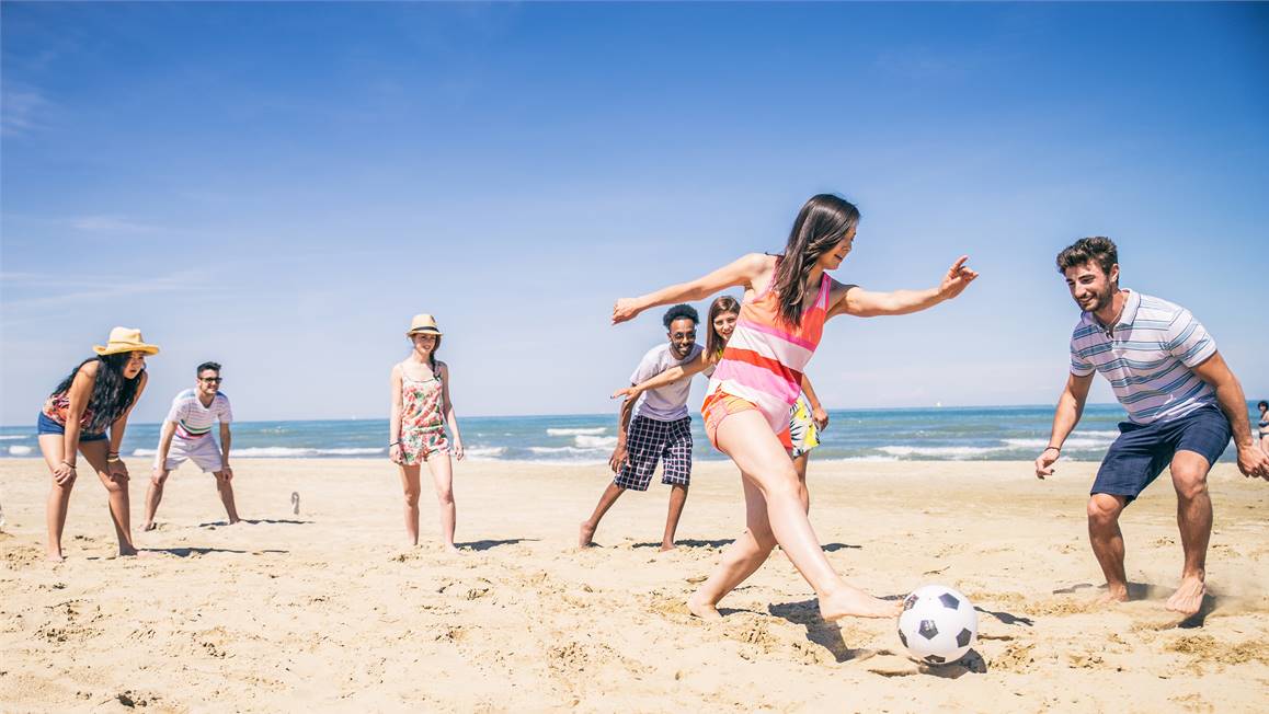 Voetbal strandlakens