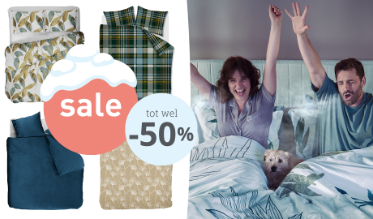 Het is SALE bij Smulderstextiel. Dat betekent tot wel 50% korting op heel veel bekende merken beddengoed! Dekbedovertrekken, hoeslakens, dekbedden en nog veel meer van topmerken als Beddinghouse, Essenza, Snoozing en Rivièra Maison vind je hier in de aanbieding!