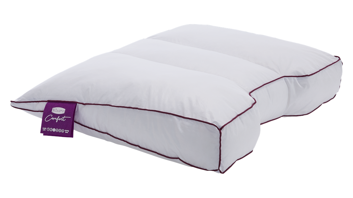 Silvana Comfort Paars synthetisch medium-zacht hoofdkussen