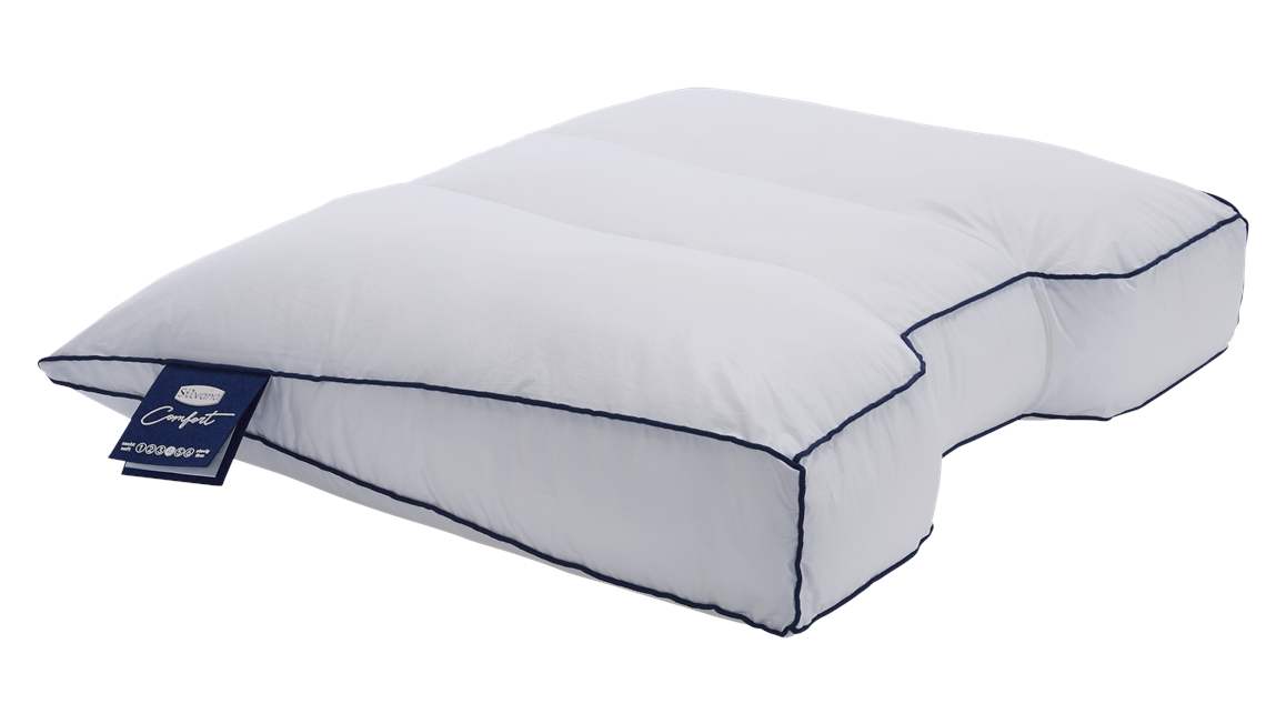 Silvana Comfort Blauw synthetisch medium-stevig hoofdkussen