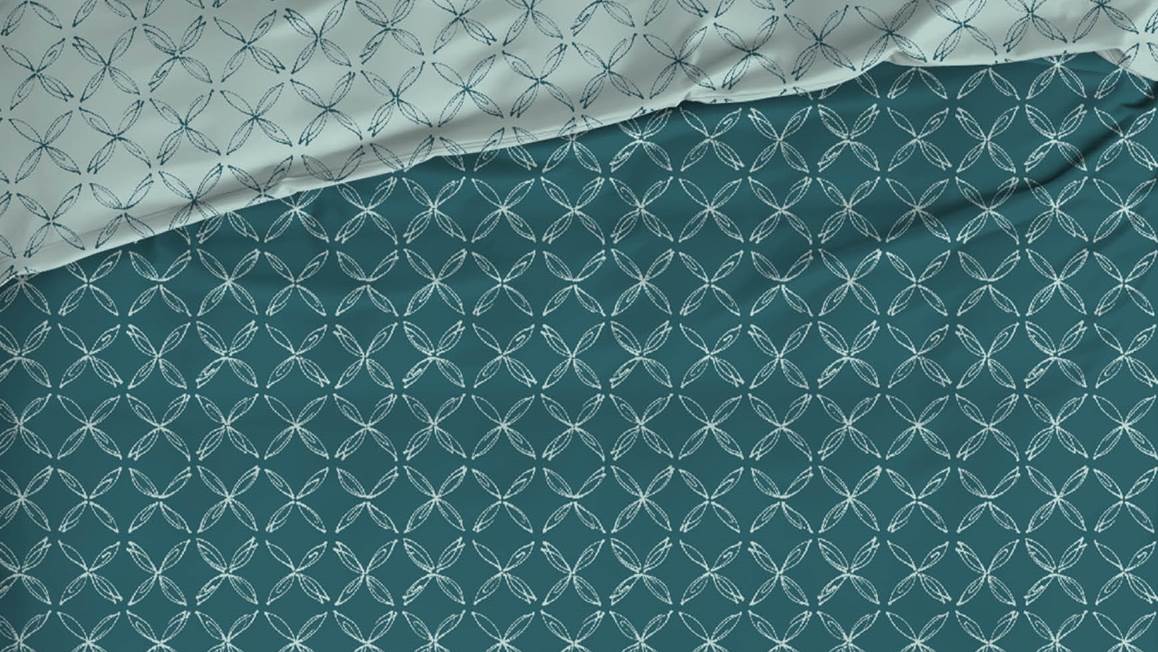 Satin d'Or Curling dekbedovertrek