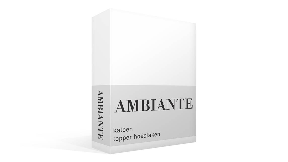 Ambiante Cotton Uni topper hoeslaken