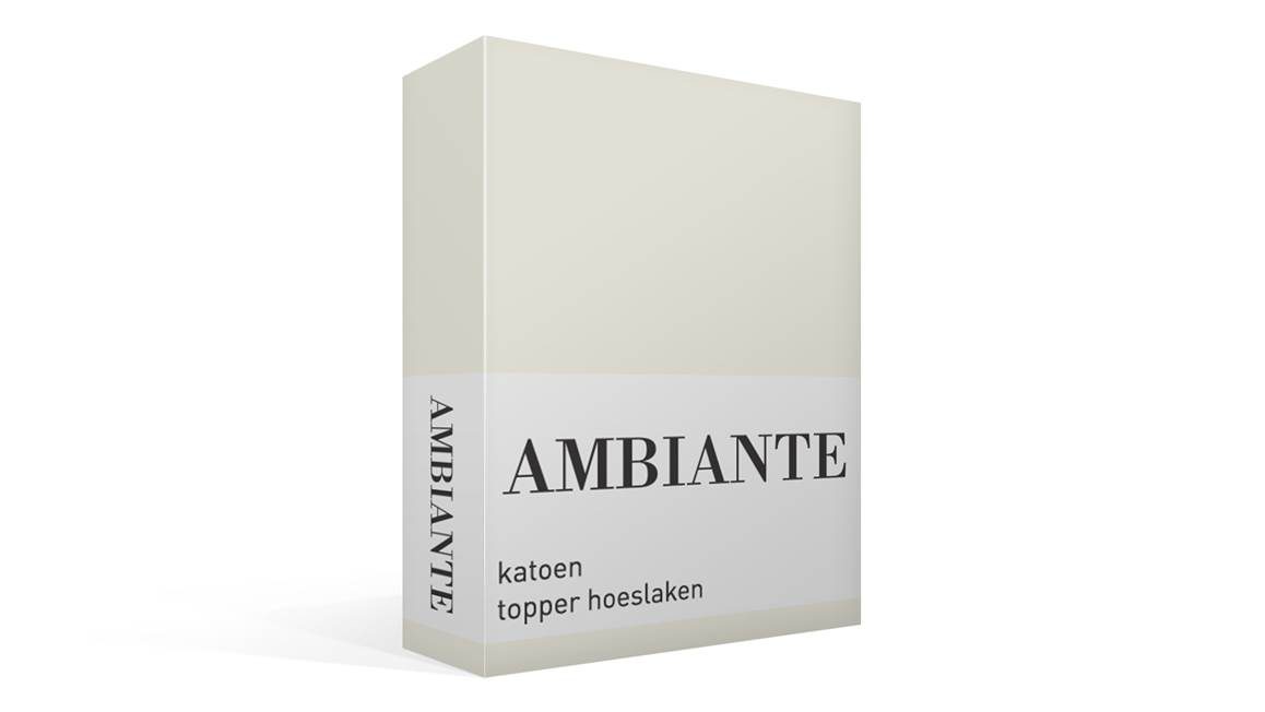 Ambiante Cotton Uni topper hoeslaken