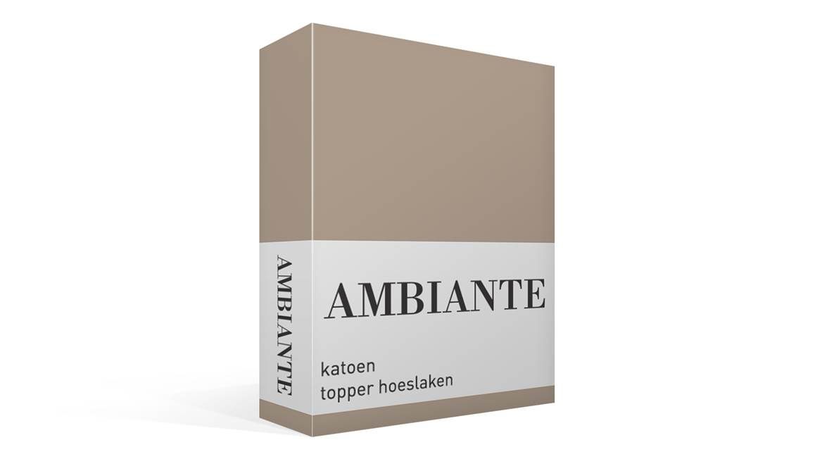 Ambiante Cotton Uni topper hoeslaken