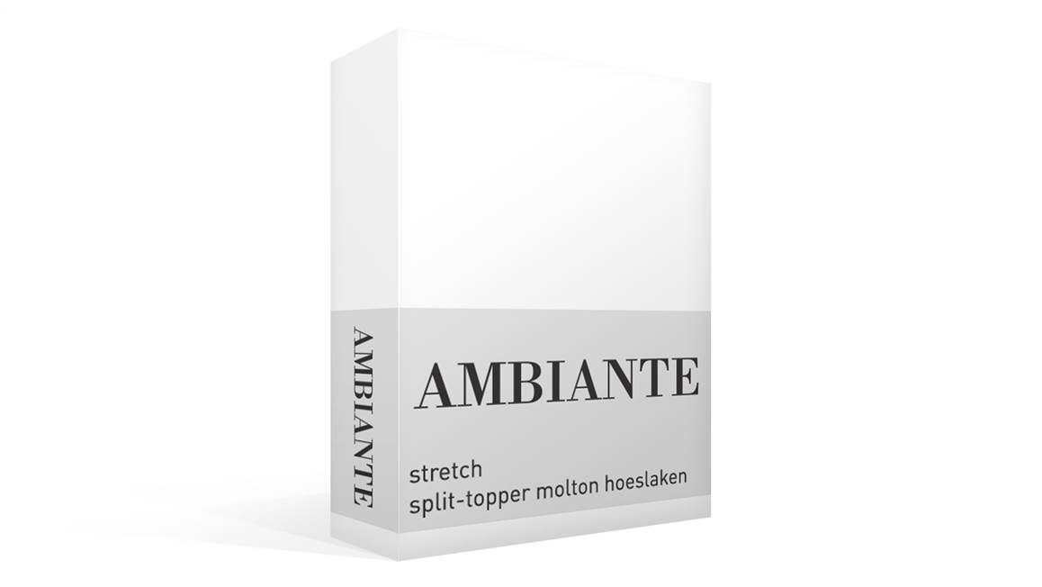 Ambiante stretch split-topper molton hoeslaken
