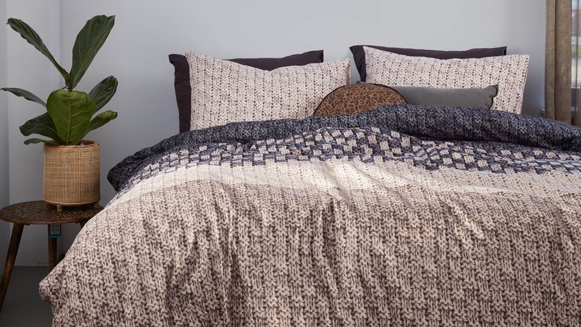 Beddinghouse Maelis flanel dekbedovertrek