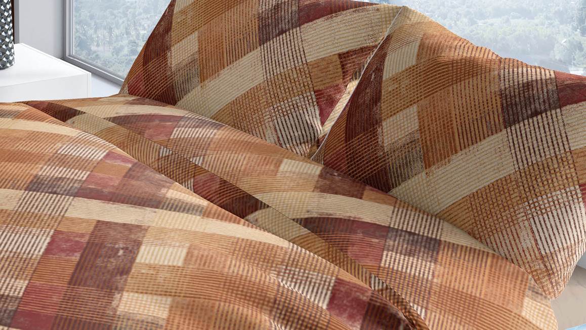 Romanette Suvretta flanel dekbedovertrek