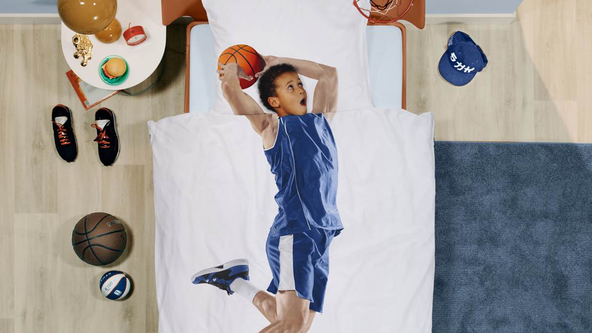 SNURK Basketball Star dekbedovertrek