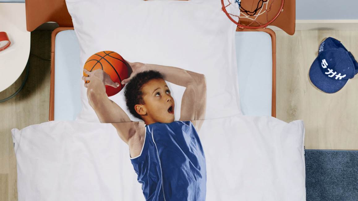 SNURK Basketball Star dekbedovertrek