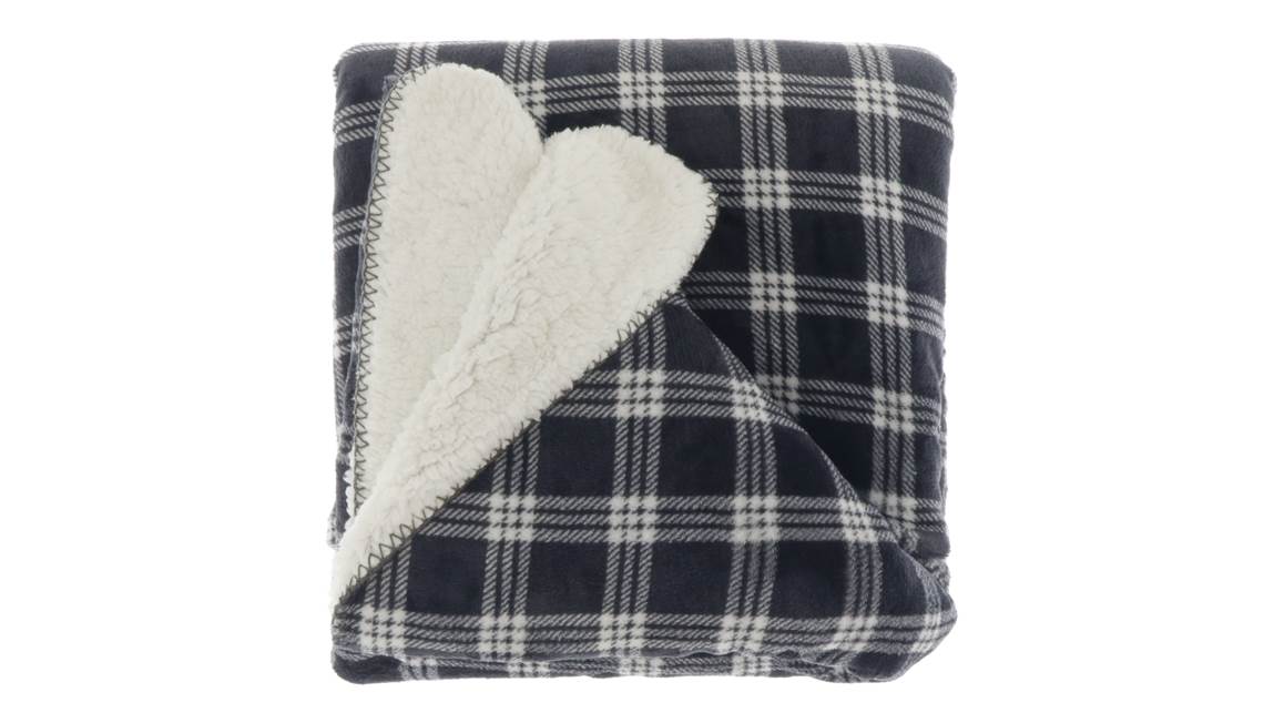 Unique Living Teo fleece plaid