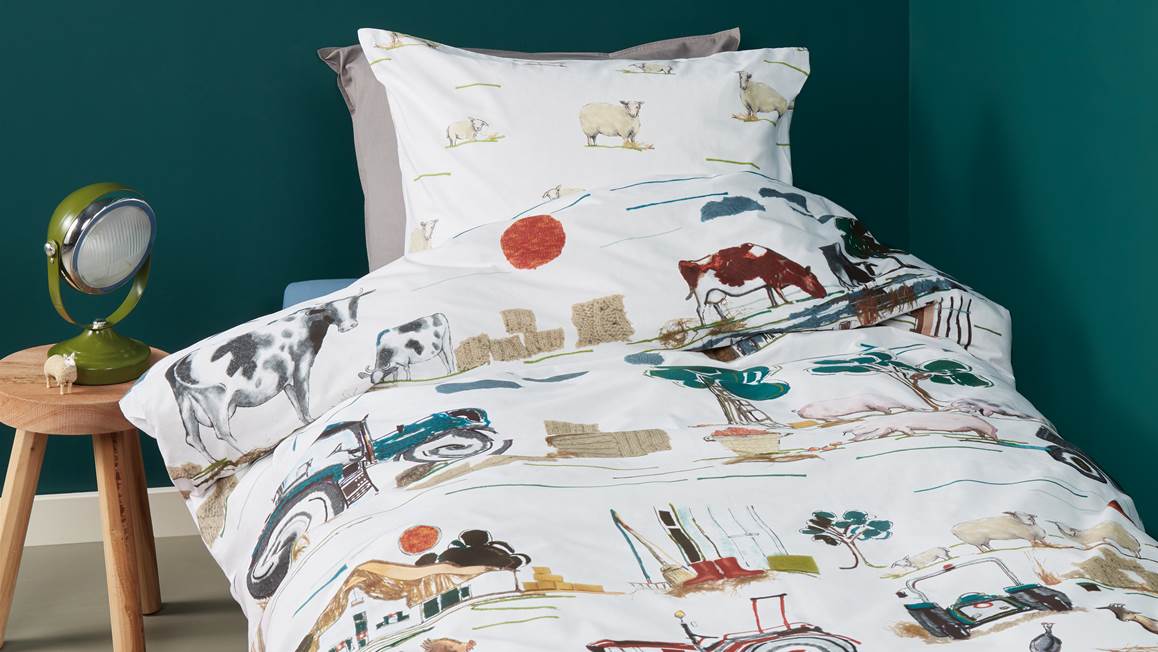 Beddinghouse Kids Boerenleven flanel dekbedovertrek