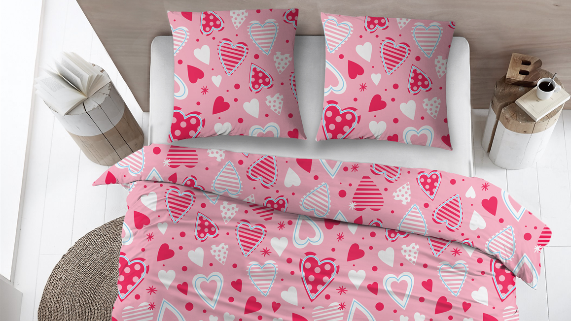 Snoozing Love dekbedovertrek