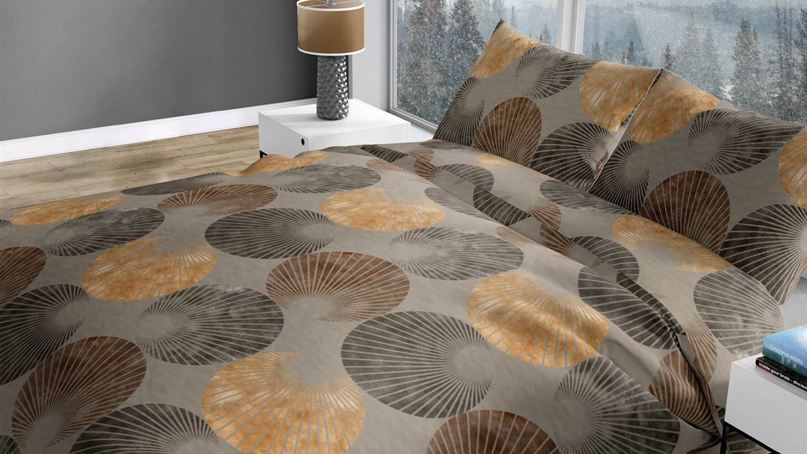 Romanette Rosetti flanel dekbedovertrek