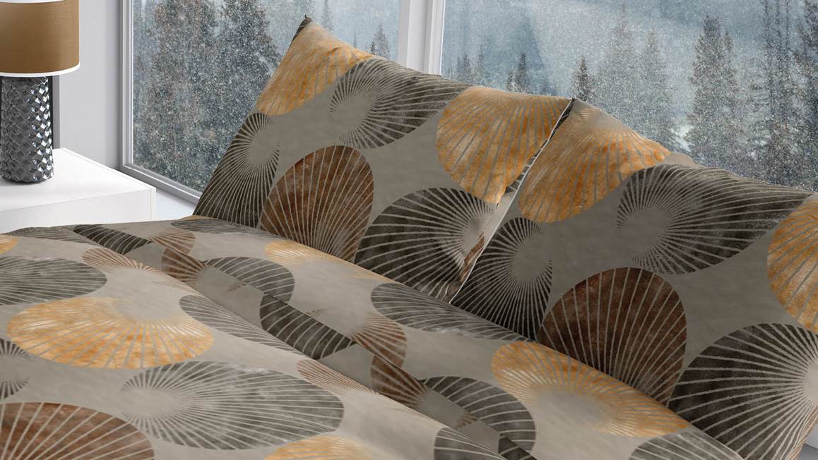 Romanette Rosetti flanel dekbedovertrek