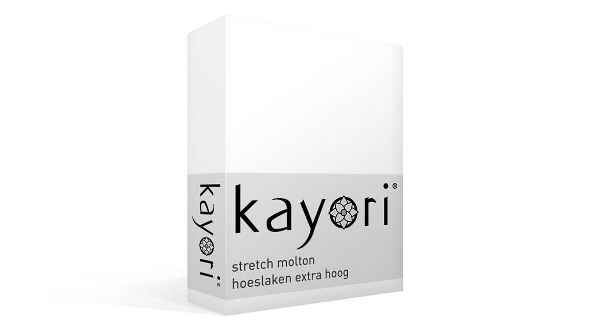 Kayori stretch molton hoeslaken extra hoog