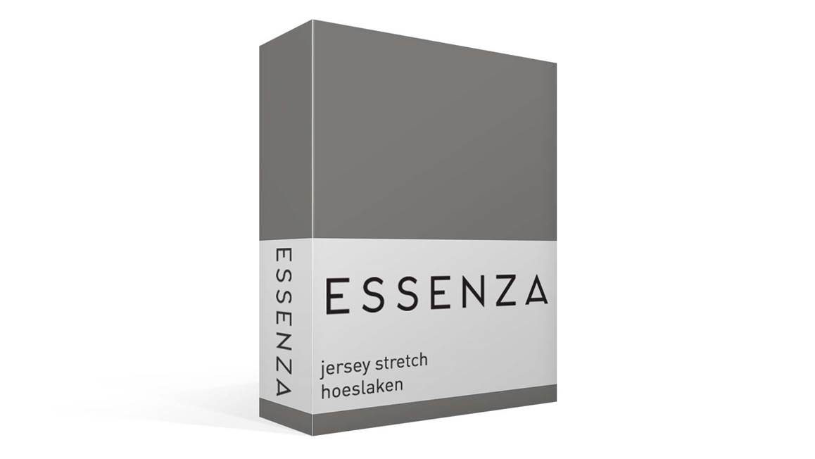 Ademen collegegeld winkel Essenza The Perfect Organic jersey stretch hoeslaken - Steel grey -  Smulderstextiel.nl