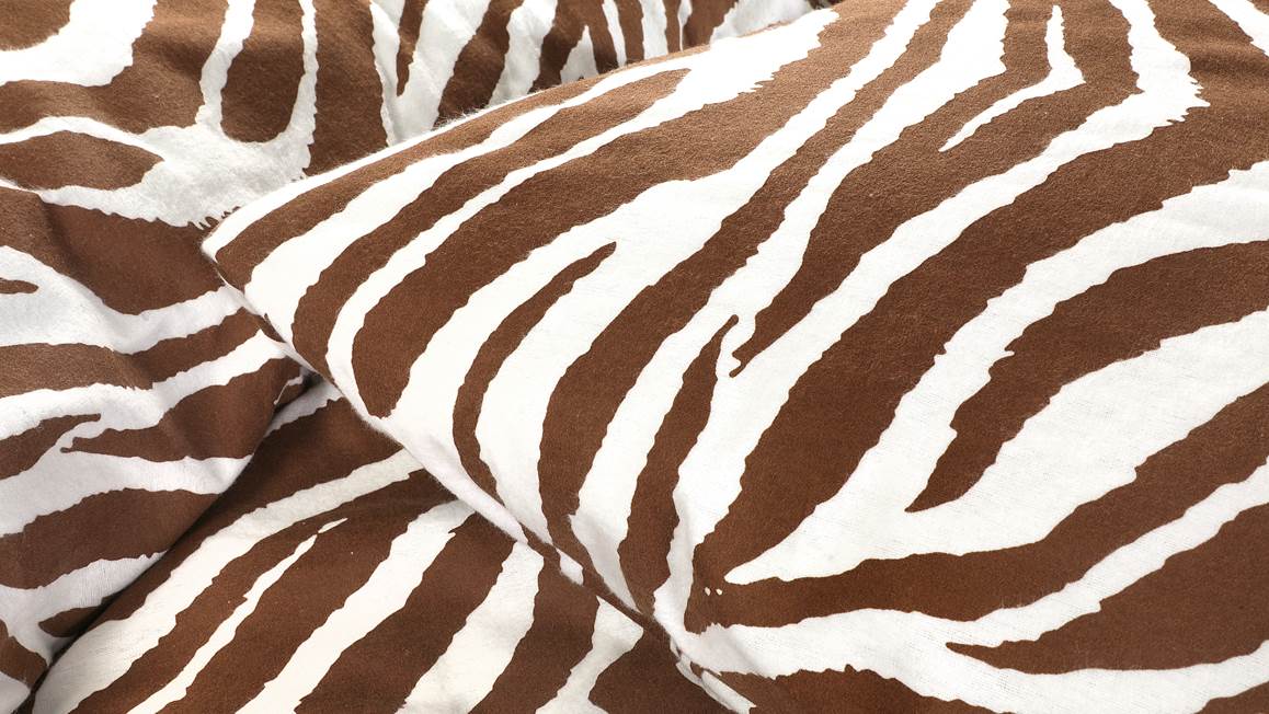 Day Dream Zebra flanel dekbedovertrek