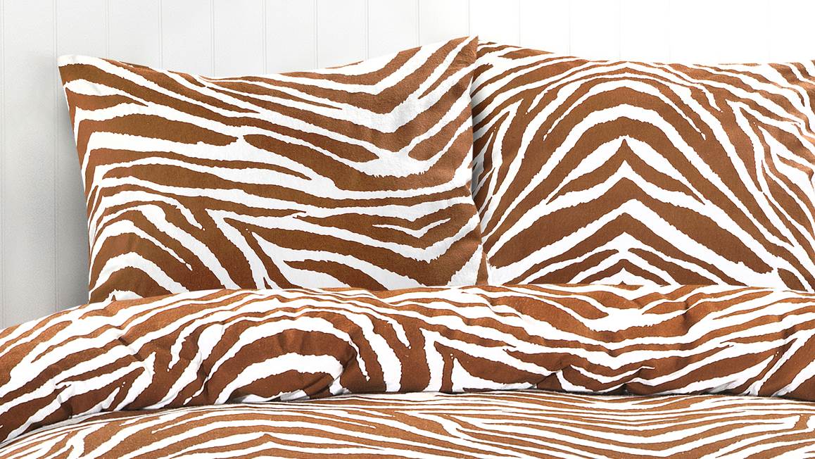 Day Dream Zebra flanel dekbedovertrek