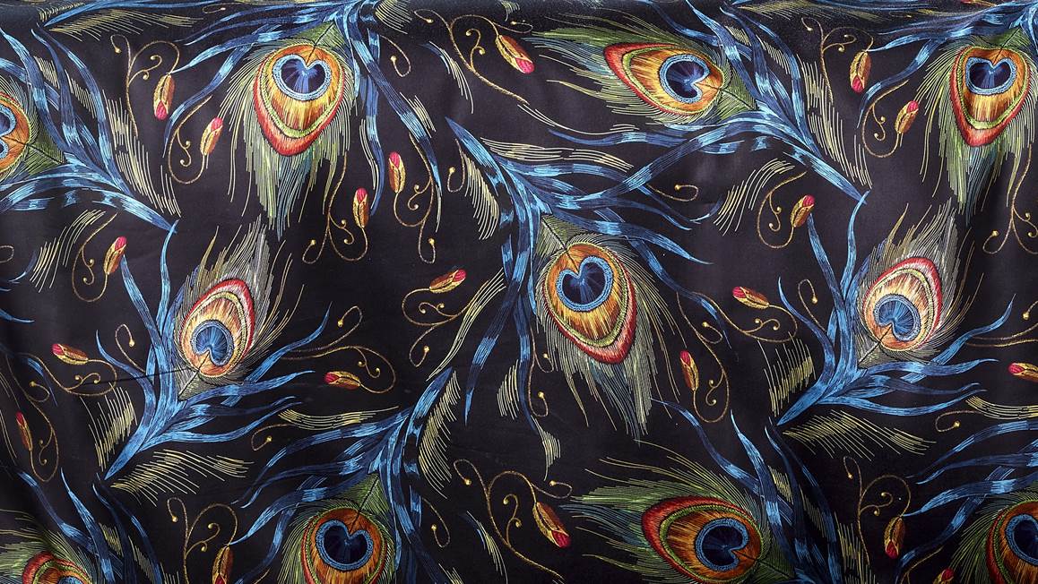 De Witte Lietaer Peafowl dekbedovertrek