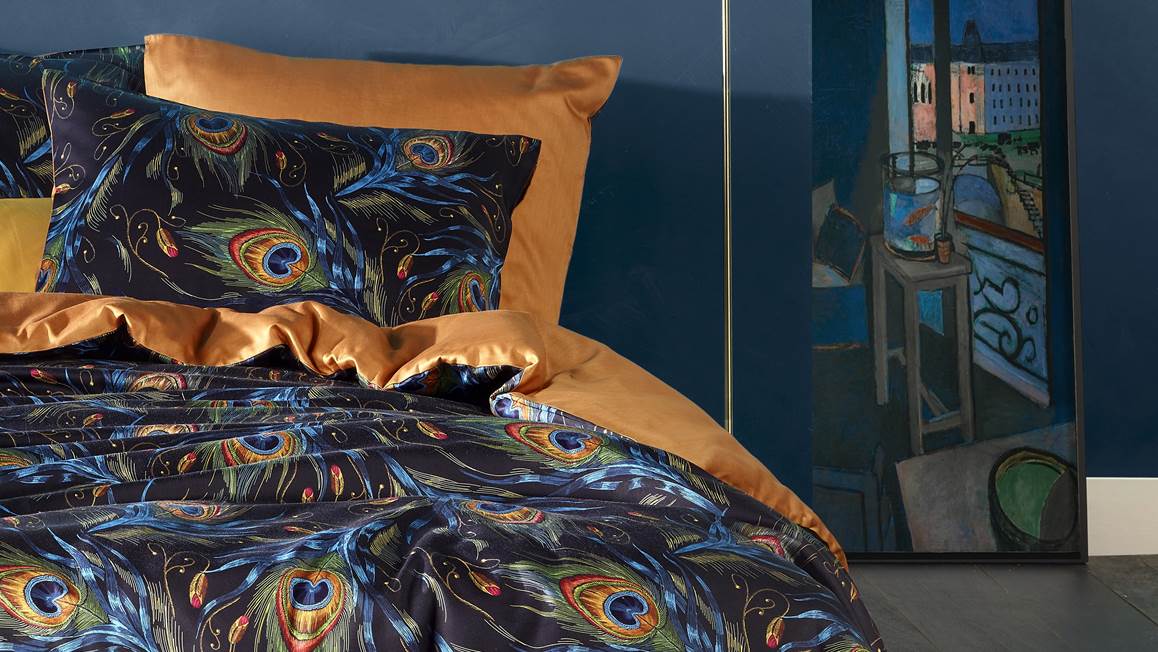 De Witte Lietaer Peafowl dekbedovertrek