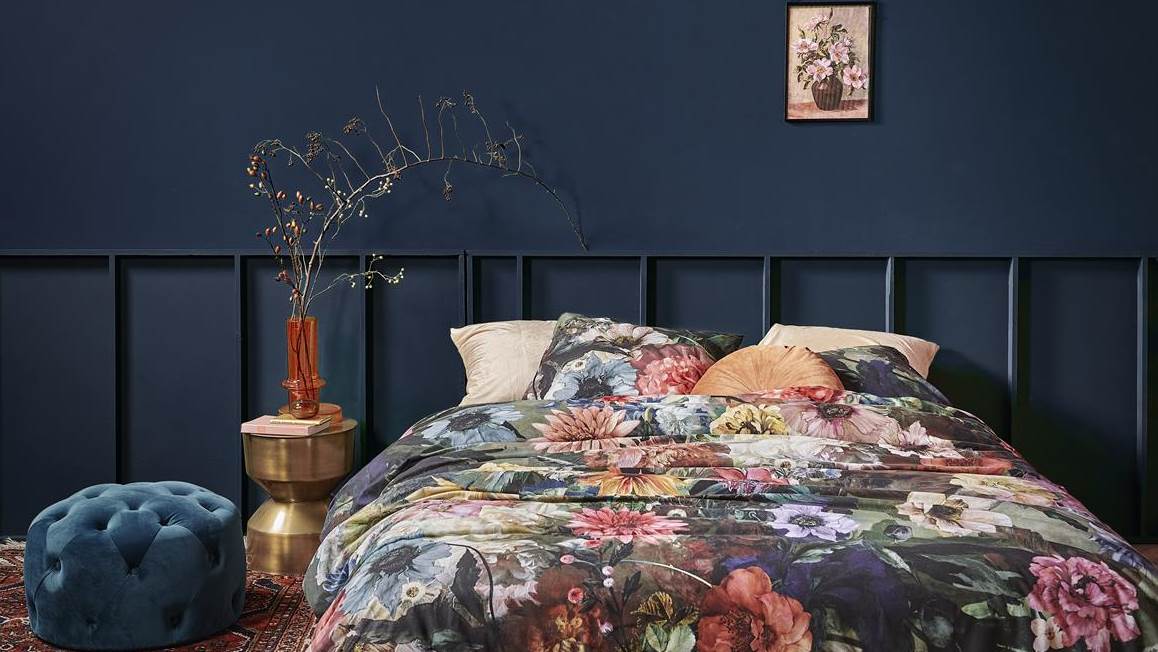 At Home Forever Flowers dekbedovertrek