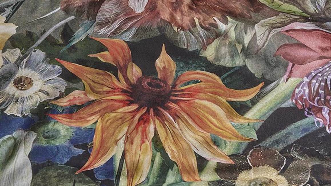 At Home Forever Flowers dekbedovertrek