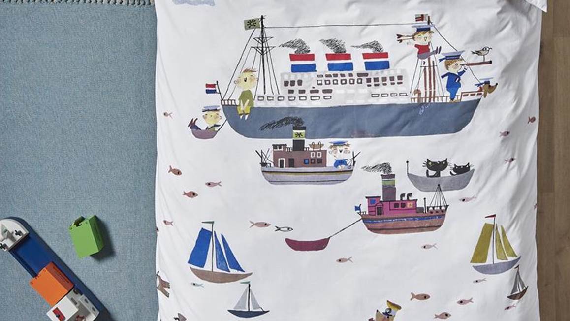 Fiep Amsterdam Bootje varen dekbedovertrek