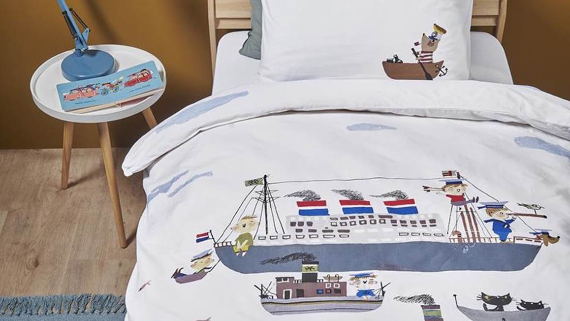 Fiep Amsterdam Bootje varen dekbedovertrek