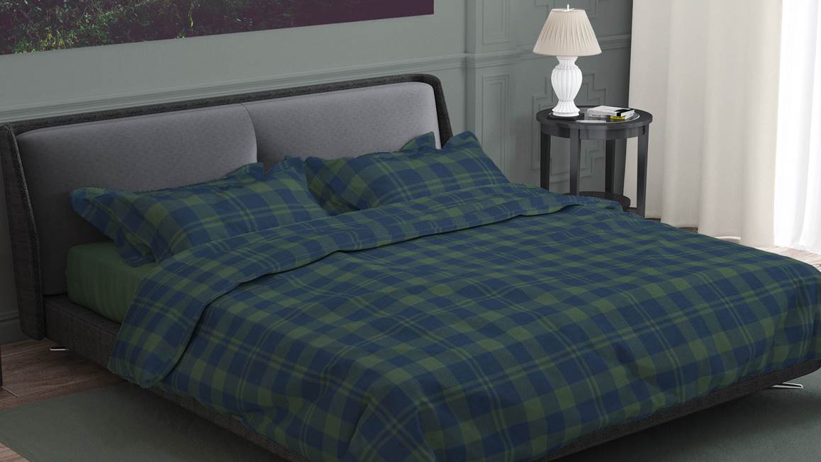 Romanette Lumberjack flanel dekbedovertrek