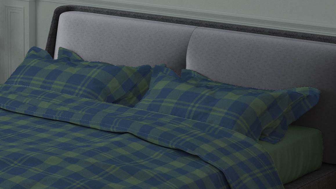 Romanette Lumberjack flanel dekbedovertrek