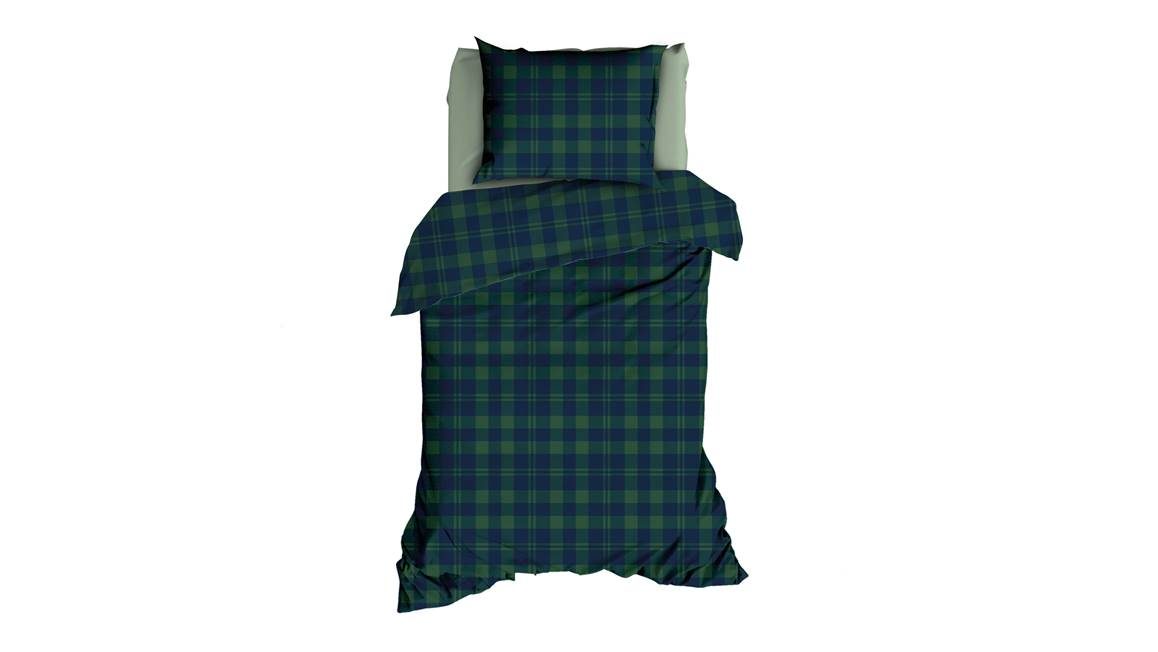 Romanette Lumberjack flanel dekbedovertrek