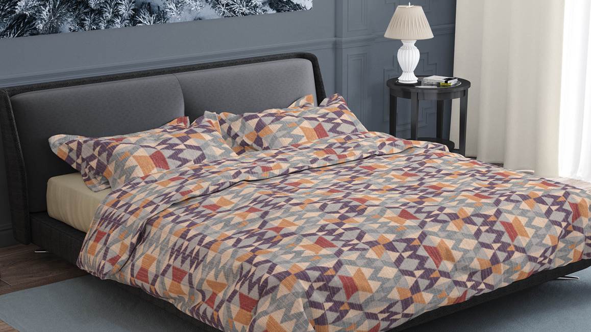 Romanette Nevada flanel dekbedovertrek