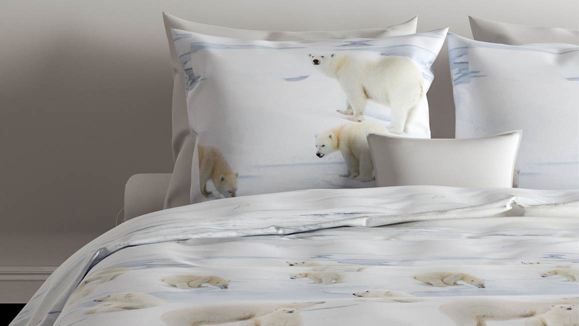 Zohome Ber flanel dekbedovertrek