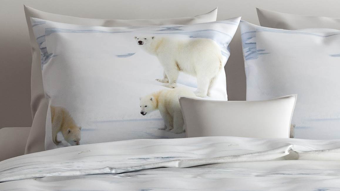 Zohome Ber flanel dekbedovertrek