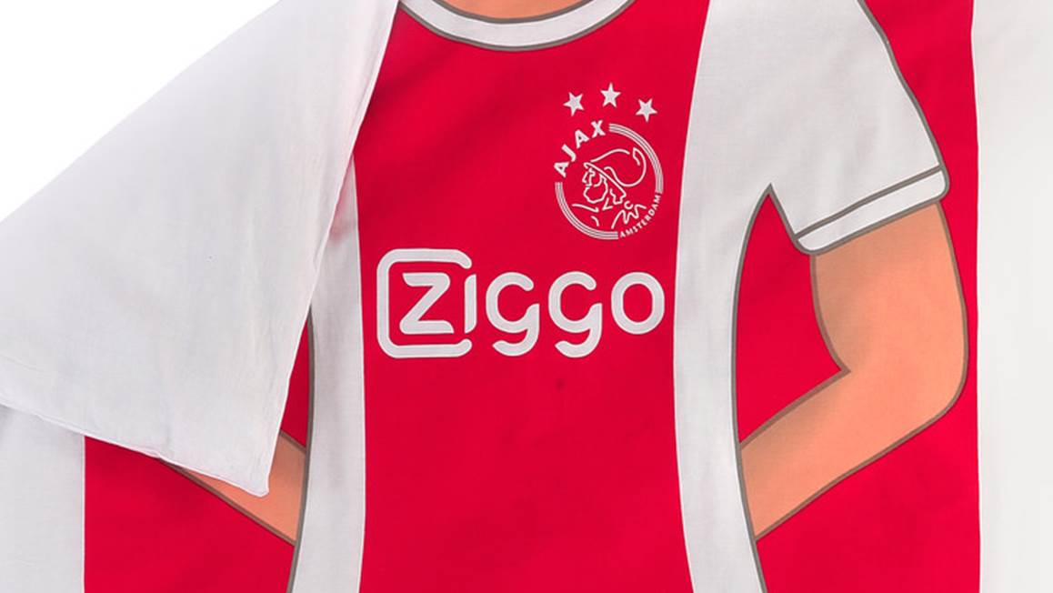 maak je geïrriteerd Vijf basketbal Ajax Speler dekbedovertrek - Rood - Smulderstextiel.nl