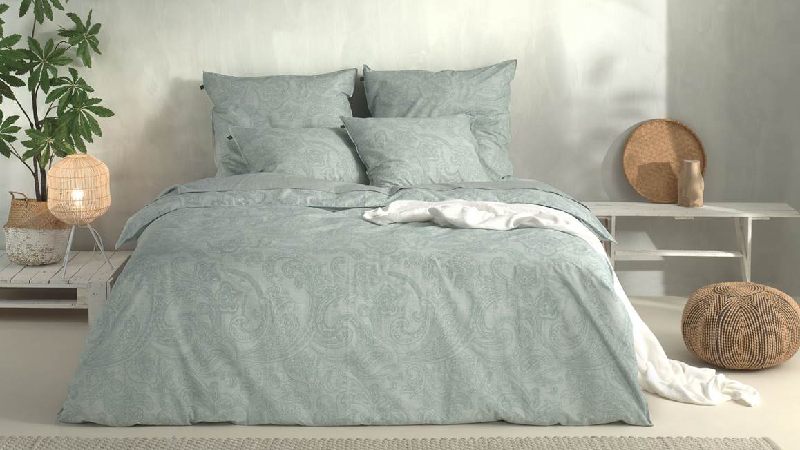 Zohome Paisley di Lino dekbedovertrek