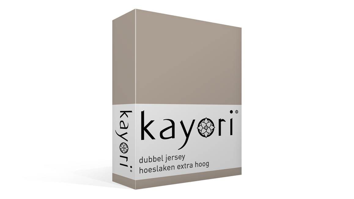 Kayori Saiko dubbel jersey hoeslaken extra hoog