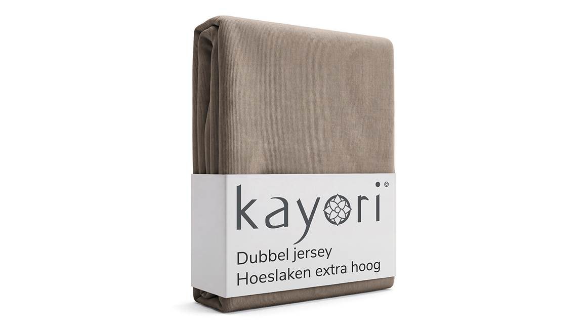 Kayori Saiko dubbel jersey hoeslaken extra hoog