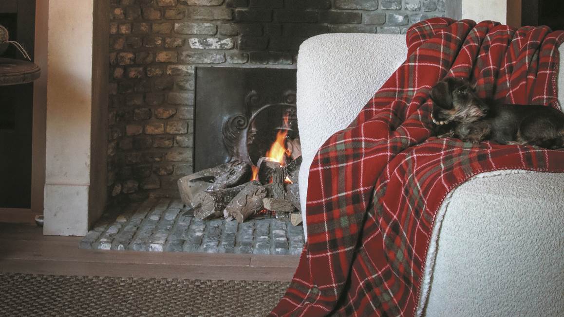 Unique Living James fleece plaid