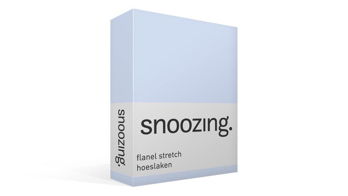 Snoozing stretch flanel hoeslaken