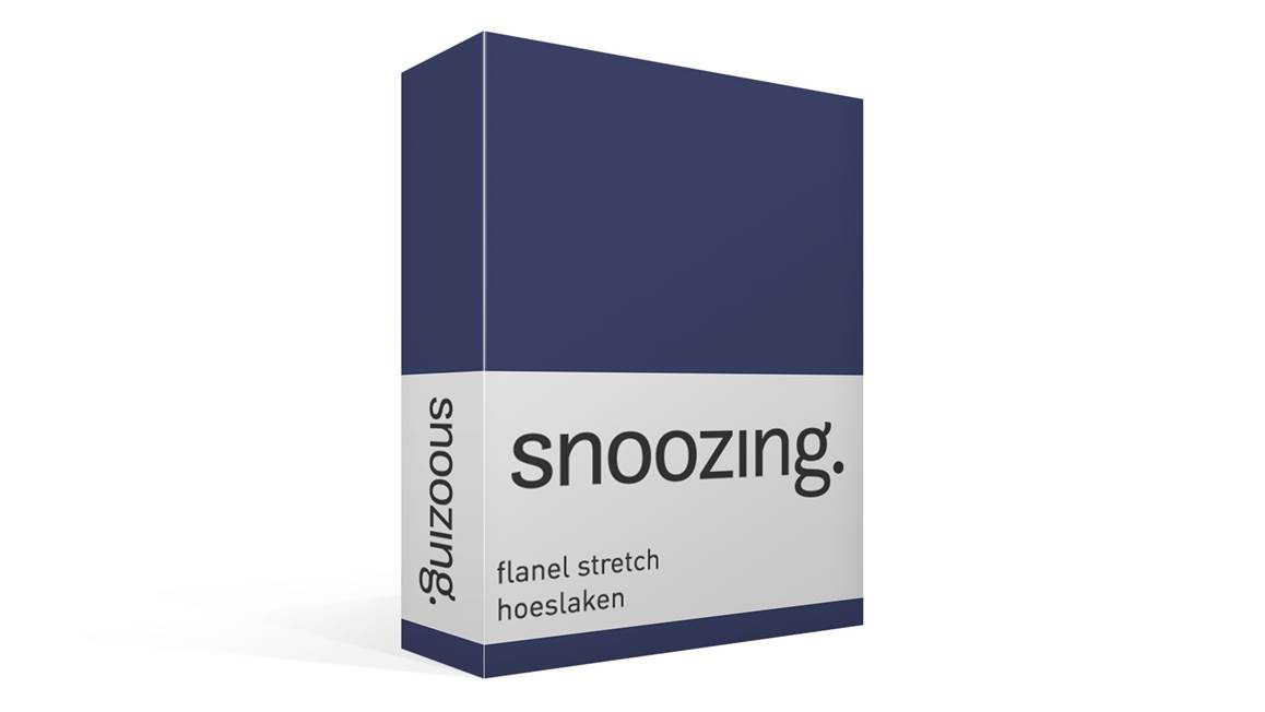 Snoozing stretch flanel hoeslaken